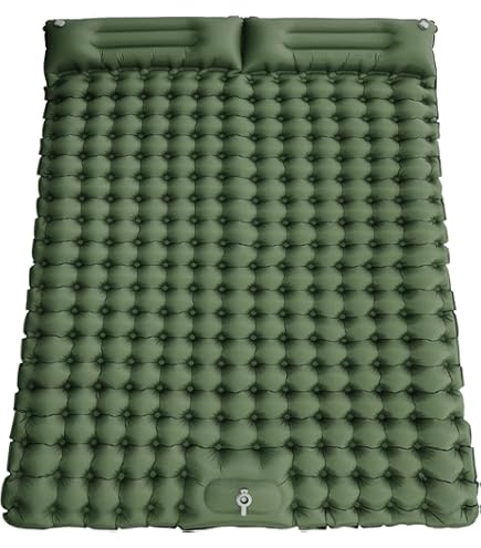 ★ダブルサイズ★ナバホ柄★キャンピングマット★ブルー★厚み5㎝～7.5㎝送料無料 Amazon | ☆CHANODUG OUTDOOR☆ダブルサイズ☆ナバホ柄